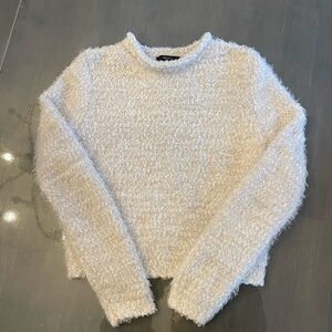Forever 21 Cream Textured Women's Sweater
